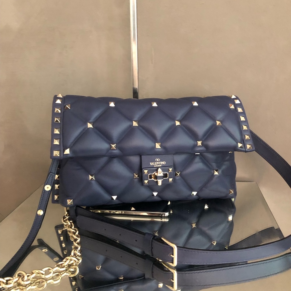 $2985 VALENTINO GARAVANI candy stud bag